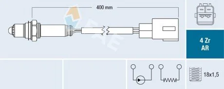 SONDA LAMBDA FAE 75603