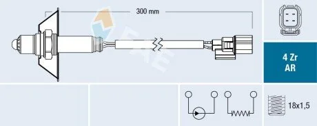 SONDA LAMBDA FAE 75608