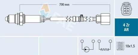 SONDA LAMBDA FAE 75609 (фото 1)