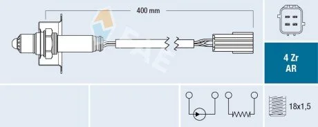SONDA LAMBDA FAE 75613