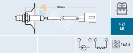 SONDA LAMBDA FAE 75620 (фото 1)