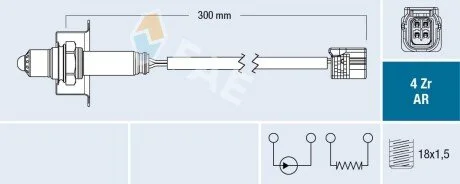 SONDA LAMBDA FAE 75622