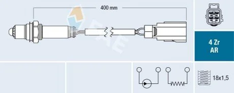 SONDA LAMBDA FAE 75630