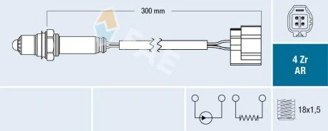SONDA LAMBDA FAE 75653