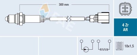 SONDA LAMBDA FAE 75655