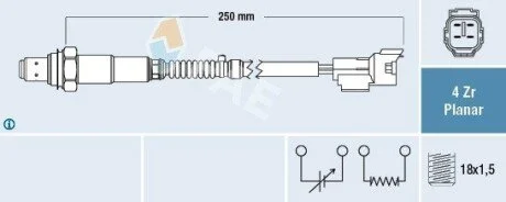Лямбда-зонд LEXUS TOYOTA FAE 77604