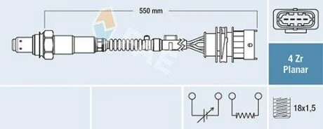 Кисневий датчик FAE 77670