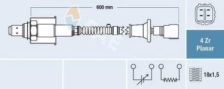 SONDA LAMBDA SZEROKOPASMOWA FAE 77692