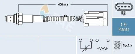 Lambda Sensor FAE 77700