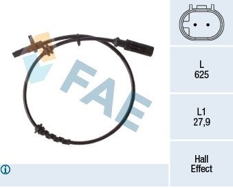 Датчик ABS FAE 78267