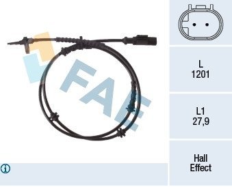 Датчик ABS FAE 78322