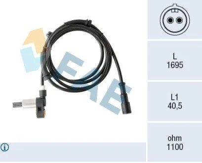 Sensor, wheel speed FAE 78557