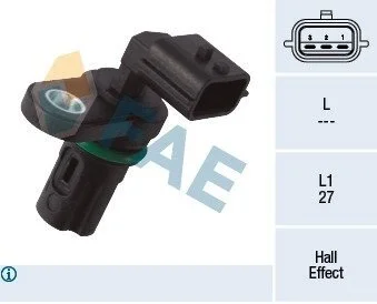 Датчик положення розподільчого валу BMW 1 (F21), NISSAN QASHQAI I, TIIDA, X-TRAIL II, RENAULT CLIO III, FLUENCE, GRAND SCENIC III, LAGUNA III, LATITUDE, MEGANE, MEGANE III 1.5D-3.5 06.02- FAE 79448