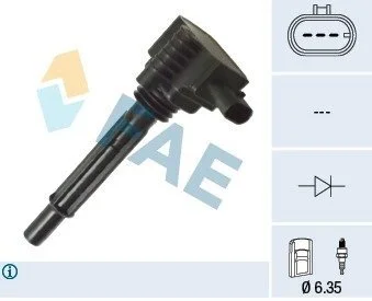 CEWKA ZAPLONOWA JEDNOISKROWA FIAT 0.9 FAE 80390