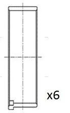 Вкладыши шатунные + 0.25 Opel 1.0 16V X10XE/Z10XE FAI BB2020-025