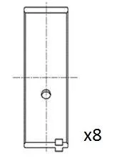 Вкладыши шатунные (020") Alfa Romeo/Fiat Bravo/Palio/Punto/500/Lancia Musa 1.1/1.2/1.4 93- FAI BB2060-020