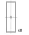 Вкладиші шатунні Audi A2/VW Polo/Caddy 1.3-1.8 96-04 (+0.25) BB2063STD