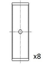 Вкладиші шатунні Audi A2/VW Polo/Caddy 1.3-1.8 96-04 (+0.25) FAI BB2063STD