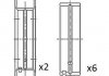 Вкладиші корінні +0.50 Opel 1.0 16V X10XE/Z10XE BM1016-050