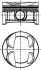 Поршень Citroen Berlingo/Peugeot Partner 1.6 VTi 09- (77.00mm/STD) PK67000