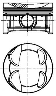 Поршень Citroen Berlingo/Peugeot Partner 1.6 VTi 09- (77.00mm/STD) FAI PK67000