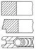 Кільця поршневі Ford Transit 2.4DI 04- (89.90mm/STD) (2-2-2) FAI PR115000 (фото 1)