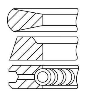 PIERŚCIENIE TŁOKOWE FAI PR27050