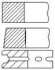 Кільця поршневі Fiat Doblo/ Opel Combo 1.3 JTD 04- (69.60mm/STD) (2-1.5-2) FAI PR48000 (фото 1)