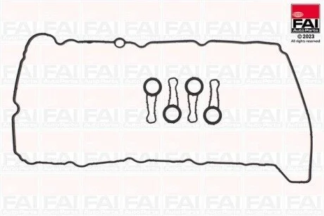 BMW К-т уплотнит.прокл.крышки гол.блока цил. BMW E90 318d/320d FAI RC1756K (фото 1)