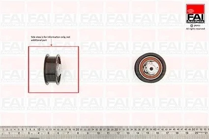 67x23 Ролик паска приводного VW Polo 1,7-1,9D/SDI 10/94- Lupo 1,7 FAI T9493