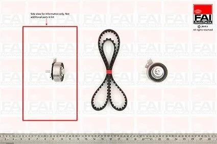 К-кт ГРМ (ремень+ролик) OPEL 1,2-2,2: Astra F, Vectra, Corsa, Combo DAEWOO FAI TBK53