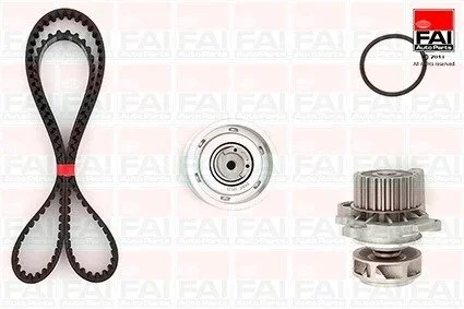 К-т ГРМ (помпа+рем.+ролик+крепление) Skoda 2,0 Seat Ibiza, VW Caddy III, Golf IV, Passat FAI TBK90-6128