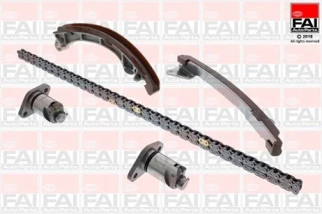 К-кт цепи ГРМ TOYOTA COROLLA (E11, E12) 1.4/1.6 00-07, AVENSIS 1.6/1.8 00-08 FAI TCK35WO