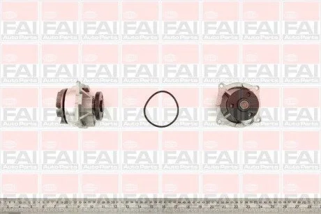Водяна помпа Ford Focus/Mondeo 1,8I/2,0I 16V 98- Focus[USA] 2.0 DOHC 00-04 FAI WP6249