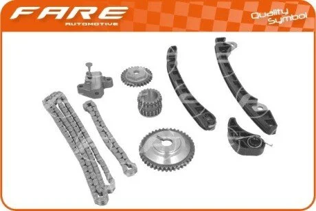 Ланцюг ГРМ к-т Nissan Juke 10-/QASHQAI/QASHQAI+2 I 06-14 FARE SA 13852 (фото 1)