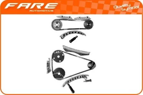 Ланцюг ГРМ к-т Fare 12897 & 12898 (Iveco/FiatDucato/Citroen/PeugeotBoxer06- FARE SA 15019 (фото 1)