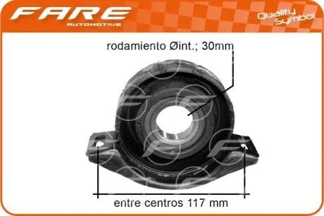 Пiдшипник пiдвiсний FARE SA 1698