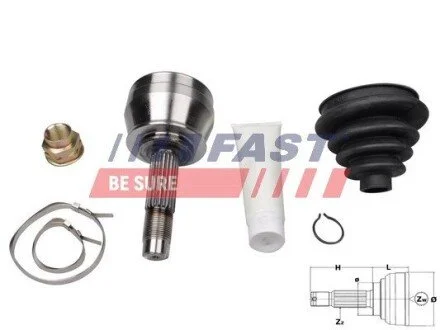 ШРКШ FIAT PALIO/SIENA 97> 1.2/1.6 FAST FT25076K