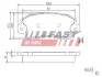 К-кт перед. гальм. колодок Fiat Panda/Regata/Ritmo/Uno Seat Ibiza/Malaga 0.8-2.5D 10.74-07.04 FT29001