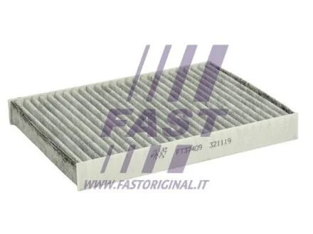 Фільтр салону вугільний прямий FIAT DOBLO (119) 01-,DOBLO Cargo (223) 01-,IDEA 03-,PALIO Weekend (1 FAST FT37409