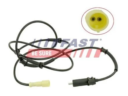 ДАТЧИК ABS FIAT DUCATO 02> ЗАД ПР 2-PIN FAST FT80860