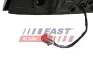 ЗЕРКАЛО FORD TRANSIT CONNECT 13&gt; ЭЛЕКТР. ПРАВ RHD FAST FT88030 (фото 4)