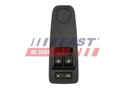 Блок кнопок стеклоподъемника левого FIAT DUCATO (06-) BLACK FAST FT91956