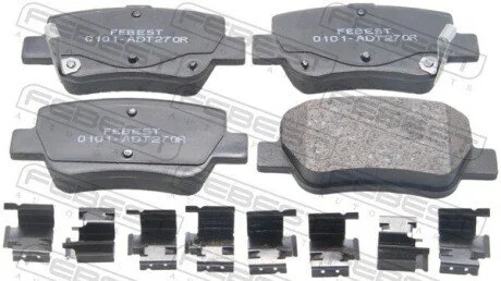 КОЛОДКИ ТОРМОЗНЫЕ ЗАДНИЕ (TOYOTA AVENSIS ADT27#/ZRT27# 2008-) FEBEST 0101-ADT270R