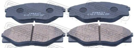 КОЛОДКИ ТОРМОЗНЫЕ ПЕРЕДН TOYOTA HILUX GGN15/GGN25 2005- FEBEST 0101-GGN15F