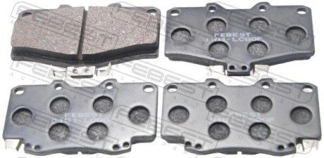 КОЛОДКИ ТОРМОЗНЫЕ ПЕРЕДНИЕ FEBEST 0101-LC90F