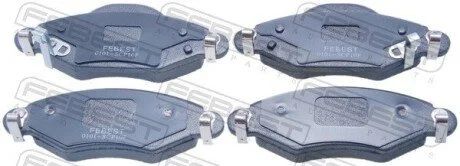 КОЛОДКИ ТОРМ ПЕРЕДН TOYOTA YARIS NCP1#/NLP10/SCP10 1999-2005 FEBEST 0101-SCP10F