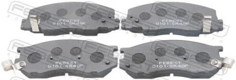 КОЛОДКИ ТОРМОЗНЫЕ ПЕРЕДНИЕ (TOYOTA LUCIDA ESTIMA EMINA PREVIA CXR10/CXR20/TCR10/TCR20 1990-1999) FEBEST 0101-SR40F