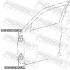 Петля передней левой двери нижняя FEBEST 0199-HDKDJ120FLL (фото 2)