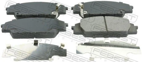КОЛОДКИ ТОРМОЗНЫЕ ПЕРЕДНИЕ (HONDA CIVIC FD 2006-2012) FEBEST 0301-FD2F